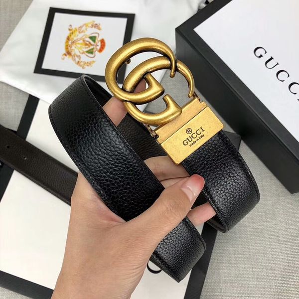 

2020 fashion belts men's woman double-sided cowhide belt width 3.5cm for man women's high quality, Black;brown