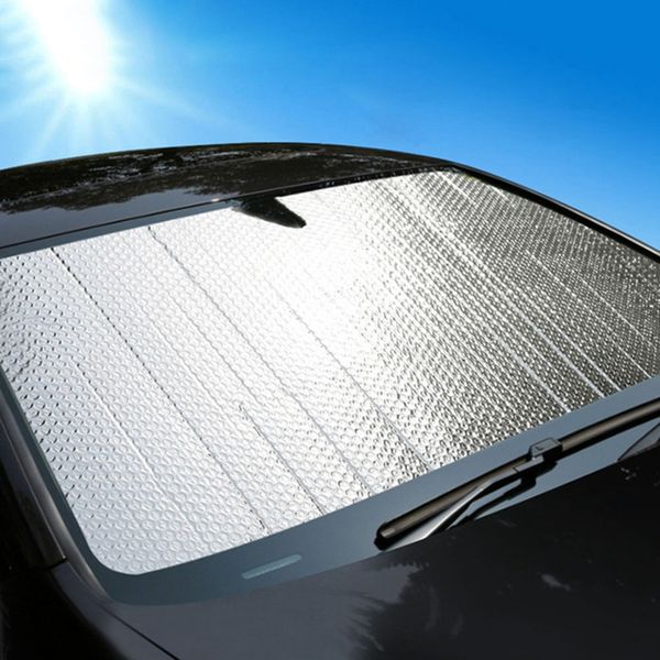 

1pc front rear car window sunshade sun shade visor covers back car windshield sunshade auto uv protect reflector 130cm *60cm