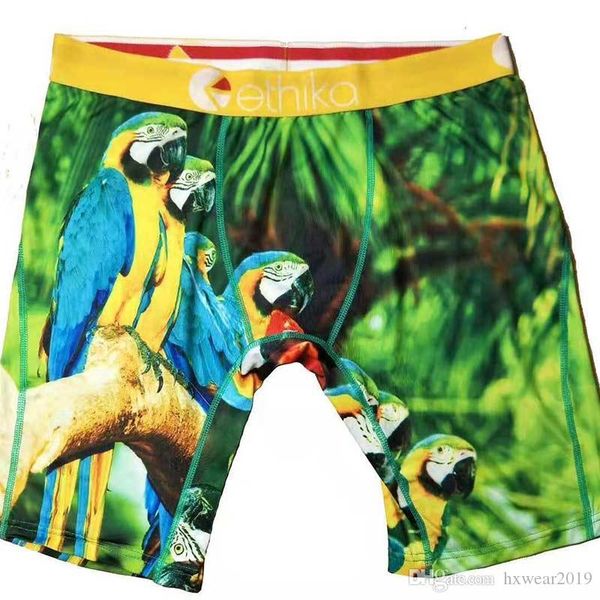 

random styles mixed colors psd underwear ins men boxers sports floral hiphop skateboard street streched legging shorts men athletic boxer, Black;white