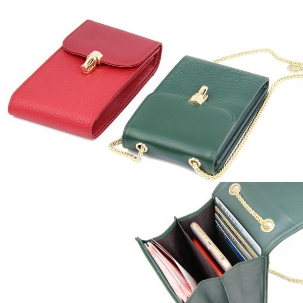

genuine leather shoulder bag women casual wallet cowhide mobile phone handbag purse card holder crossbody bags totes