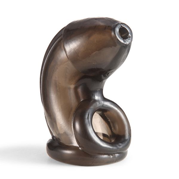 Anelli del pene Dispositivo di castità maschile in silicone Cockring Cock Cage Giocattolo del sesso Cintura di castità Giocattoli del sesso per gli uomini J1523