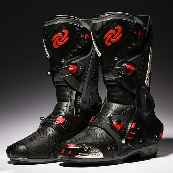 

pro-biker motorcycle boots protective motocross racing speed motorbike shoes moto boot dirt bike cycling sports botas b1003