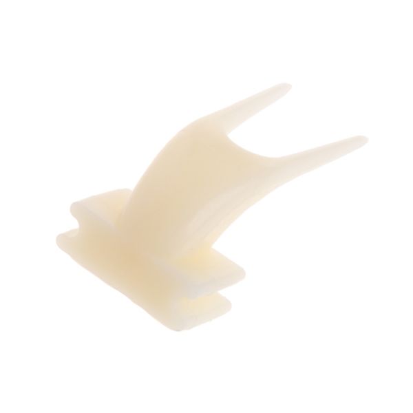 

2pcs birds parrots fruit fork pet supplies plastic food holder feeding on cage
