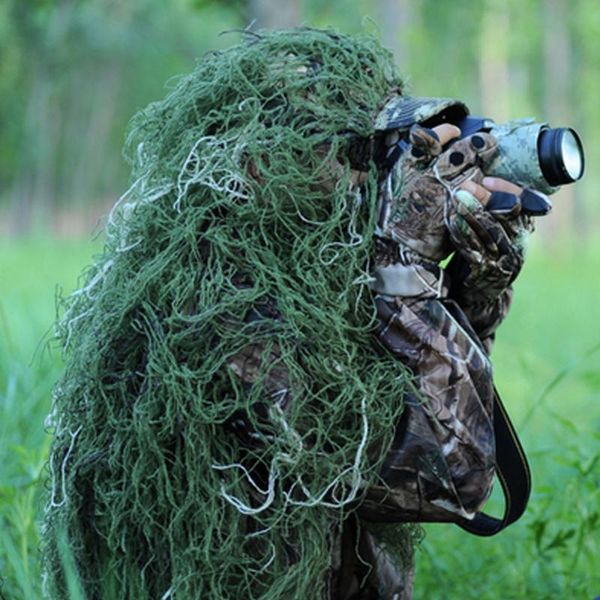 

woodland ghillie netting 80x90cm camouflage netting for ghillie suit sniper kits for wargame hunting, Camo