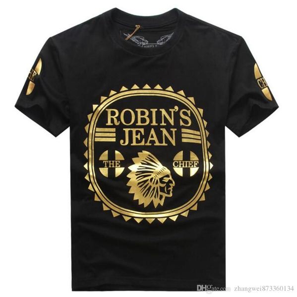 

сша робин джинсы мужские футболки прилива бренда мужские футболки с коротким рукавом xl 3xl, White;black