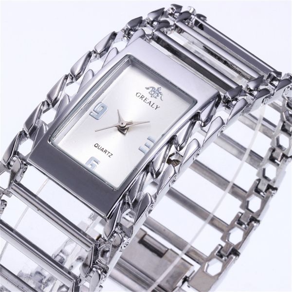 

fashion brand leather watches women all metal stainless steel gorgeous casual watch analog quartz starry sky wristwatch, Slivery;brown