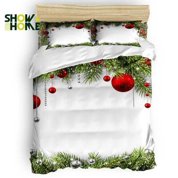 

showhome duvet cover snowing winter christmas holidayduvet cover set 4 piece bedding set for beds