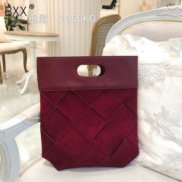 

bxx] scrub leather weaving crossbody bags for women 2019 new solid color shoulder messenger bag female winter handbags hi892