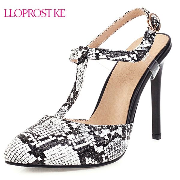 

lloprost ke ladies summer sandals pointed toe wedding party dress club sandals women thin heel high heel shoes woman, Black