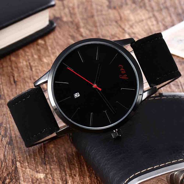 

women wrist watch leisure time faux leather analog simple clock dial zegarek damski reloj mujer marcas famosas de lujo 2019, Slivery;brown