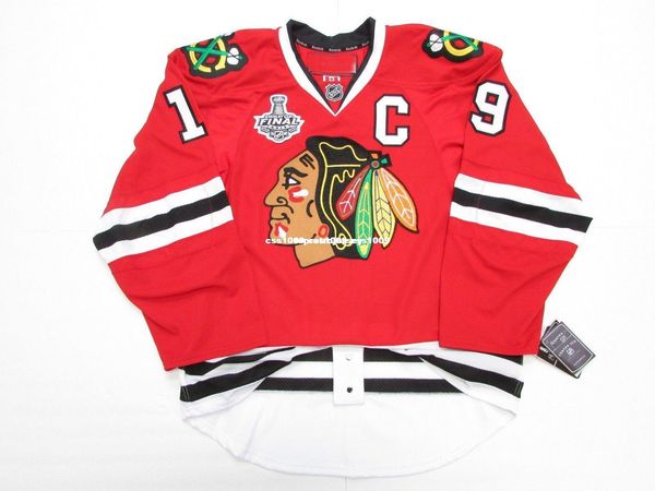 

custom toews chicago blackhawks home 2013 stanley cup final jersey stitch add any number any name mens hockey jersey xs-6xl, Black;red