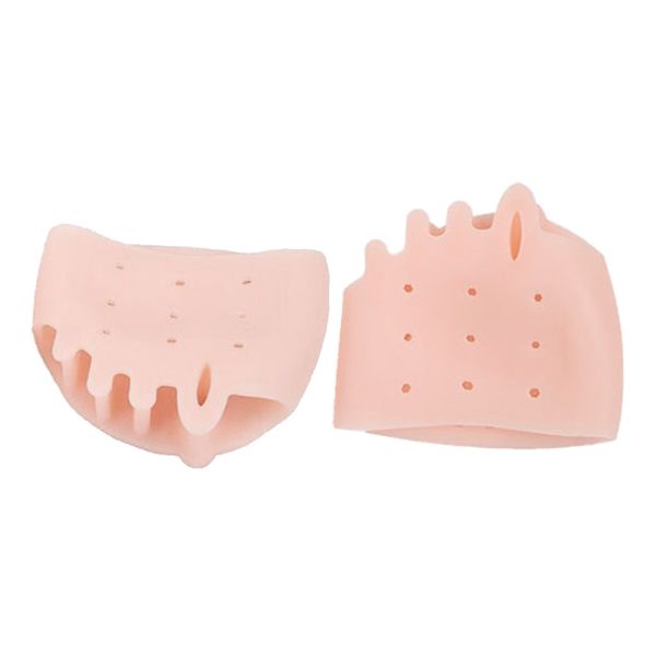 

1 pair corrective pillows big toes spreaders washable and reusable 8.5 x 7.3 cm, White;pink