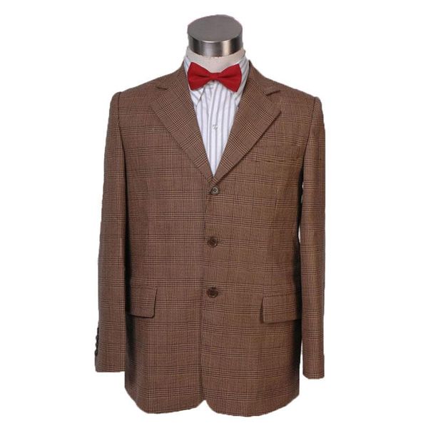 

who 11th eleventh jacket suit cosplay costume man coat outwear, Black