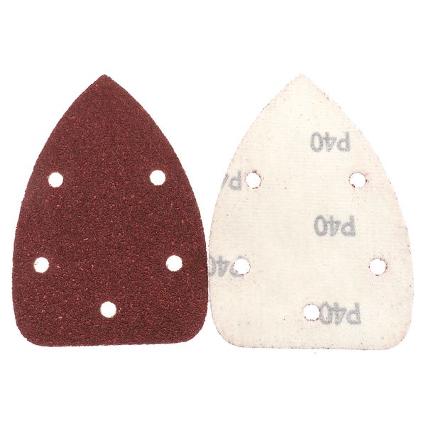 

20pcs 140*98mm sandpaper sanding pads sheets with 5 holes 40-1000 grits flocking for grinding abrasive tools