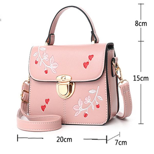 

2019 women briefcase european pu leather crossbody messenger lady satchel purse cross body tote women handbag