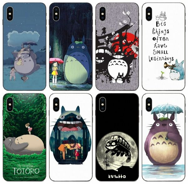 

tongtrade] comics manga caricature my neighbor totoro studio ghibli case for iphone 11 pro 8 7 6s plus x xs max xr galaxy on5 honor 6c case