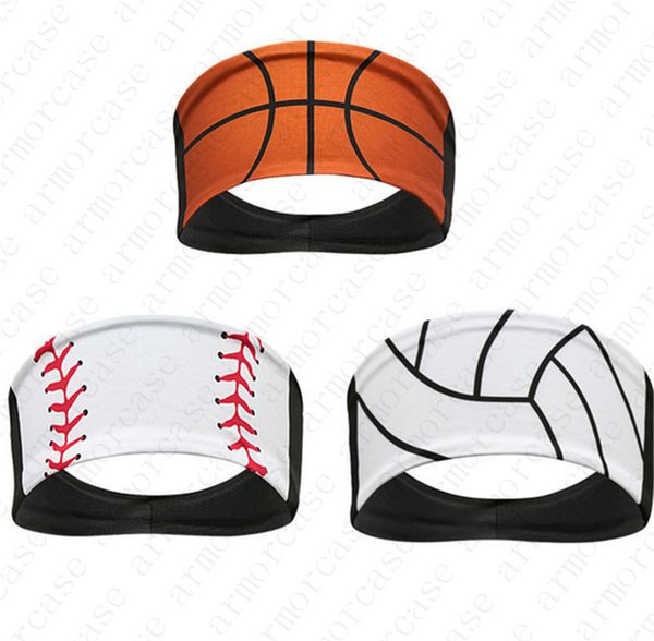 

designer softball headband baseball tie headbands basketball sweat turban sports quick dry men and women headband headdress d52216, Slivery;white