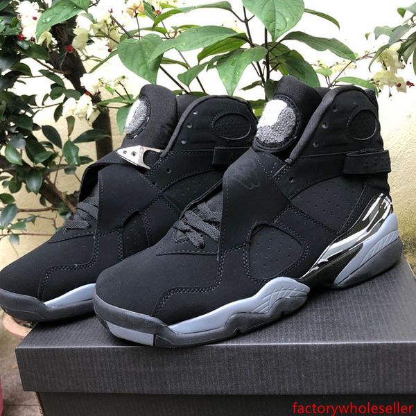

new jumpman 8 viii basketball shoes men good quality black white 8s playoffs breathable training athletics sports sneakers eur 40-47