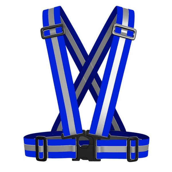 

открытый велосипед safe reflective ремень безопасности жилет высокой видимости жилет безопасности для бега велоспорт открытый спорт одежда, Black