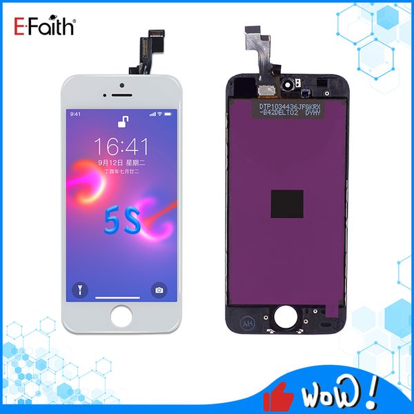 

efaith tianma lcd screen for iphone 5g/5c/5s/5se touch screen digitizer assembly display with dhl shipping