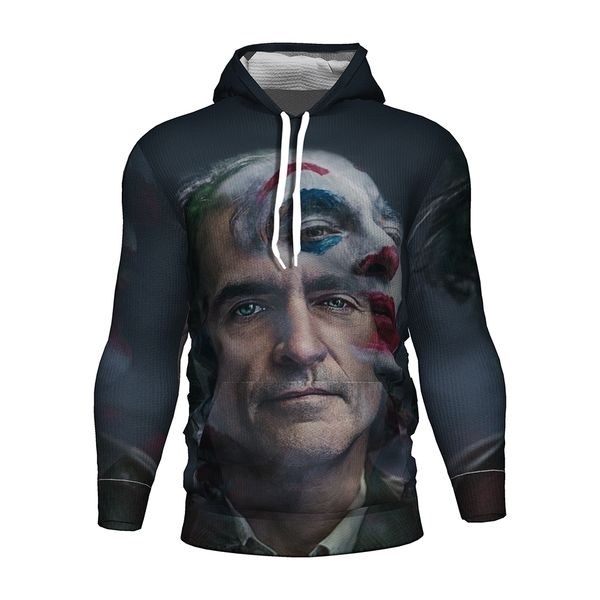 

джокера хит леджер костюм dc темный рыцарь джокер 3d hoodie костюм одежда дети / девушка фуфайки пальто балахон одежда, Black