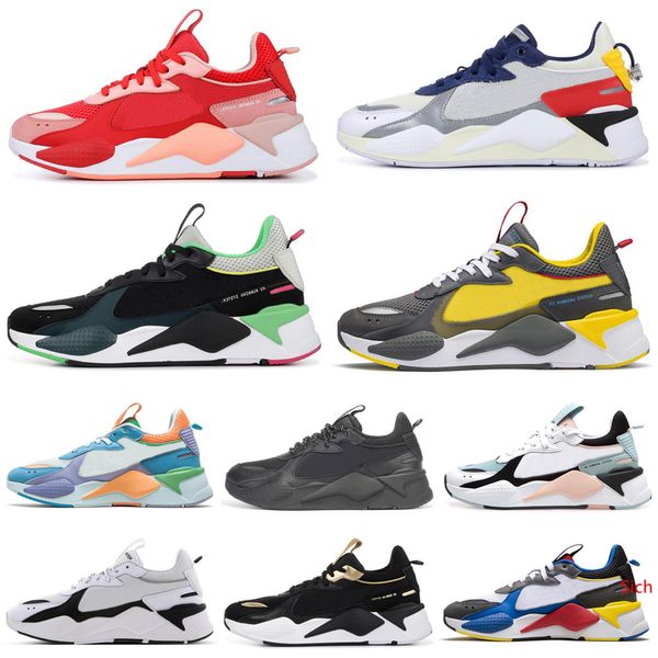 

r running shoes rs-x running system toys reinvention transformers black gold women chaussures mens trainers sports sneakers 36-45