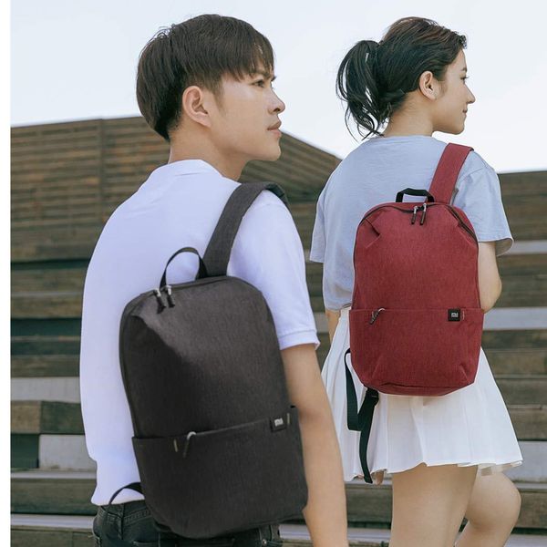 

original xiaomi mi backpack 10l bag 10 colors 165g urban leisure sports chest pack bags men women small size shoulder unise