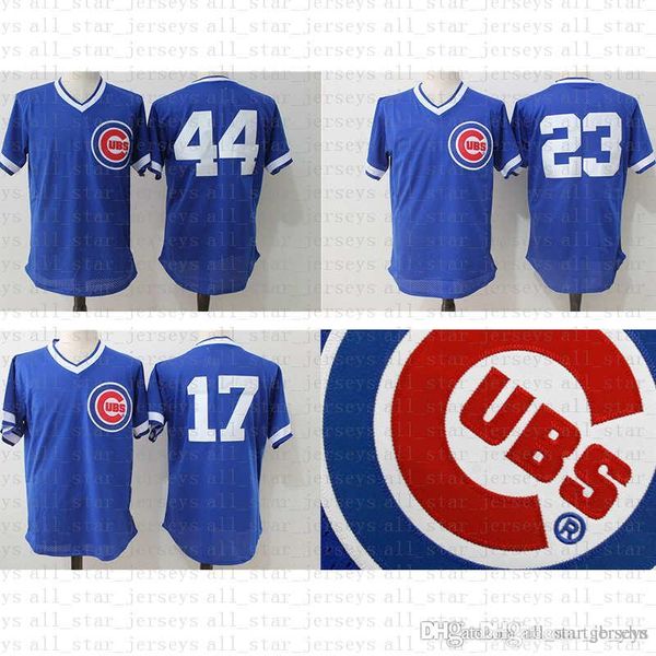 

23 Ryne Sandberg Rerto Mesh Cubs Baseball Jerseys Chicago 7 Kris 44 Anthony Bryant Rizzo 9 Javier Baez 12 Kyle Schwarber jerseys