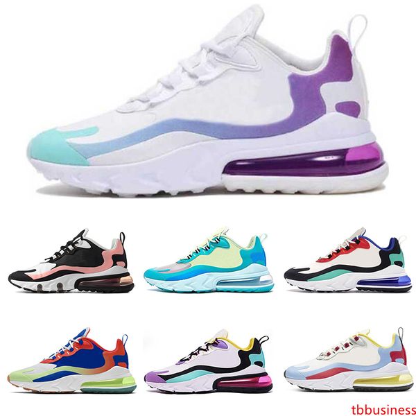 

new arrivel react men running shoes bleached coral dusk purple be great sug8r bauhaus optical fashion sports sneakers size 36-45