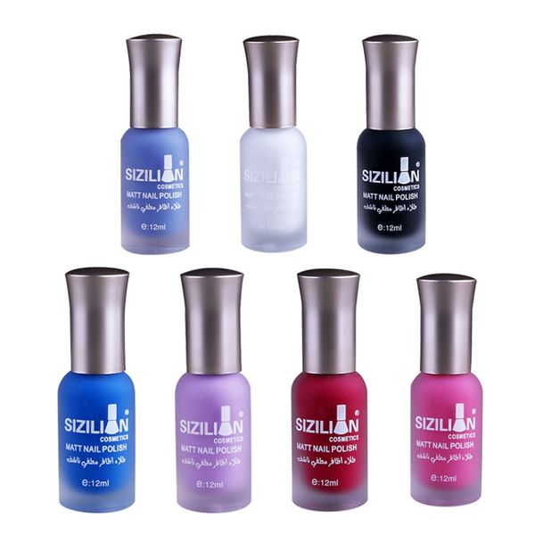 

profession women beauty 1 bottle 12ml matte dull nail polish fast dry long-lasting nail art varnish lacquer color 14 colors