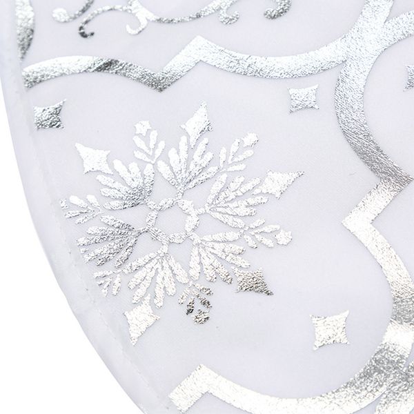 

home decorative dustproof christmas protective floor round festival party tree skirt sock set durable folding ornament
