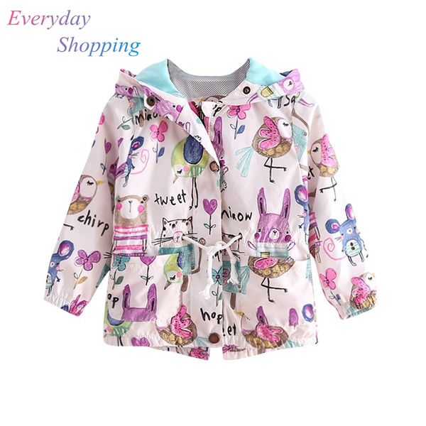 

autumn baby girl coats jackets infant outerwear cotton cartoon hooded coats for girls clothes down jackets baby clothing, Blue;gray