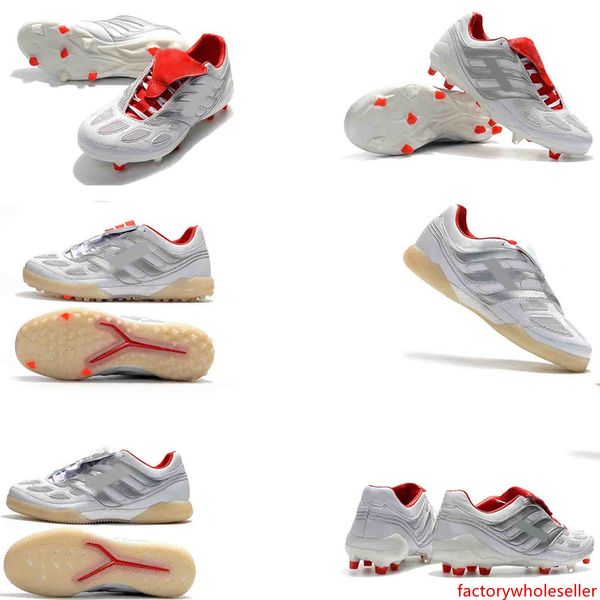 

new predator precision 25th fg soccer shoes limited edition champions league beckham mania soccer mens football boots size 39-45