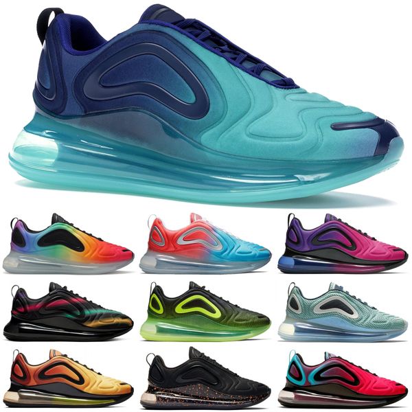 

new arrivals 720og black volt china space tie dye wolf grey designer shoes be true black mesh neon streaks mens womens sneakers runner