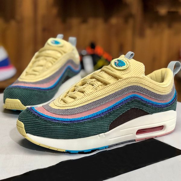 

with stockx box sean wotherspoon x 1 97s vf sw hybrid luxury designer shoes men women corduroy rainbow fashion running shoes us5.5-12