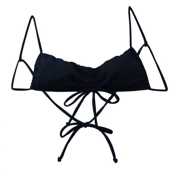 

mix bikini woman swimwear bikini black bathing suits biquini up bandage matching bikinis swimming suit for women, White;black