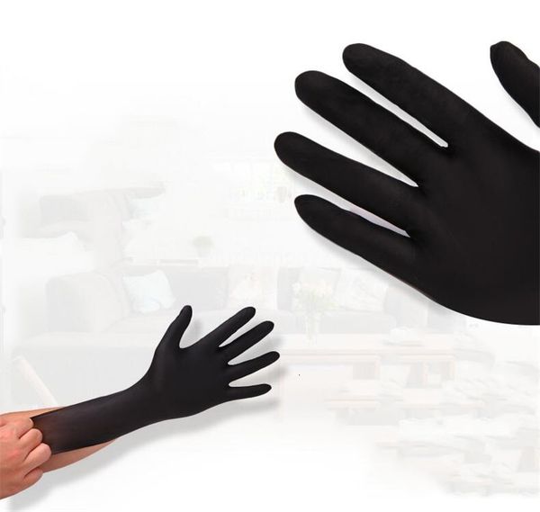 

pcs gloves tactical glove latex black non-slip rubber household cleaning products dishwashing kitchen work universal qa6m5b