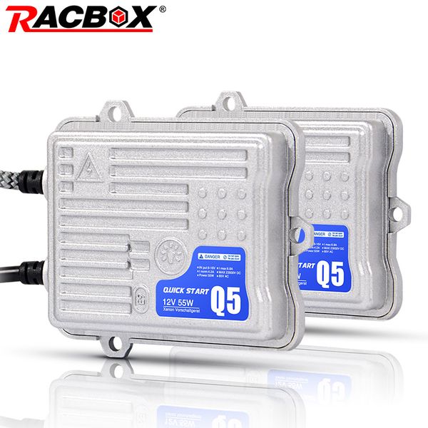 

55w q5 fast start hid slim ballast replacement for xenon headlight bulb lamp light 12v h1 h3 h4 h7 h9 h10 h11 9005 9006