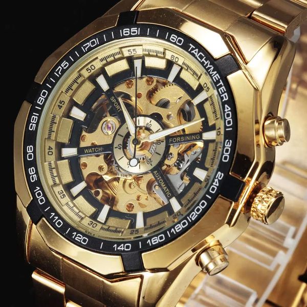 

Оптово-Forsining Top Brand Роскошные часы Мужские спортивные часы Мужские модные часы Авт