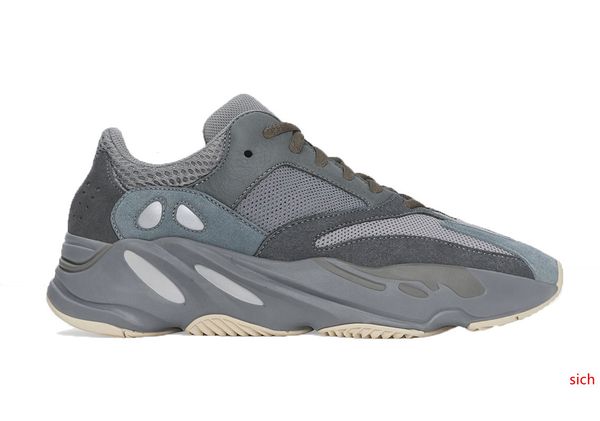 

carbon blue 700 v2 дизайнерская обувь wave runner teal blue vanta инерция kanye west кроссовки мужчины женщины спортивная обувь с