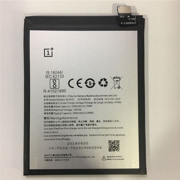 

2019 new blp633 3400mah replacement battery for oneplus 1+ 3t one plus 3t three t
