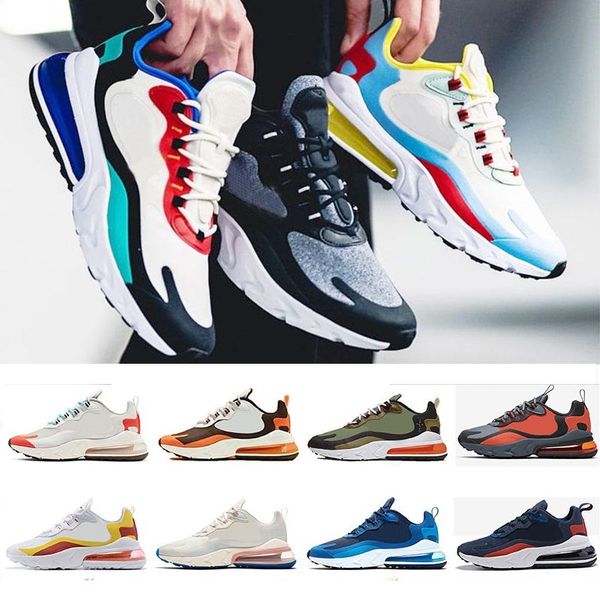 

react men women running shoes bauhaus travis scotts optical hyper jade summit white black grey designer trainers sport sneakers size 36-47