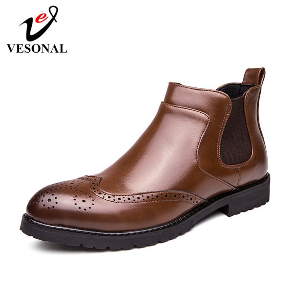 

boots vesonal 2021 spring autumn winter genuine leather ankle men shoes vintage classic male casual motorcycle boot, Black