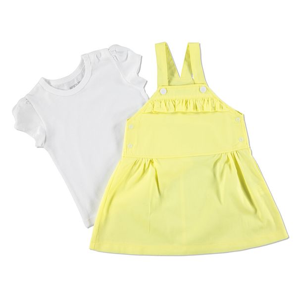 

ebebek hellobaby flower theme baby girl dress tshirt set, Red;yellow