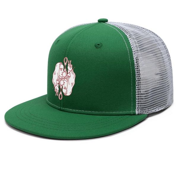 

billie eilish flat brim trucker cap designer fashion baseball hats eilish logo billie art-1 painting logo where's my mind bury a, Blue;gray