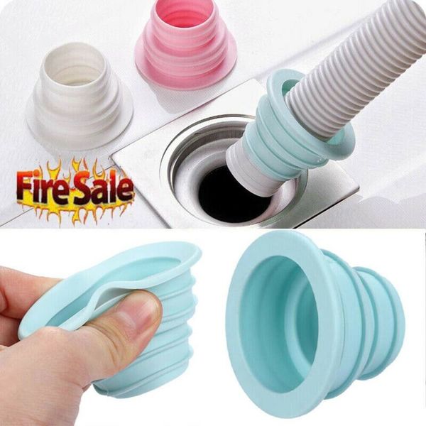 

us washing machine drain seal silicone ring deodorant anti-cockroach sewer seal