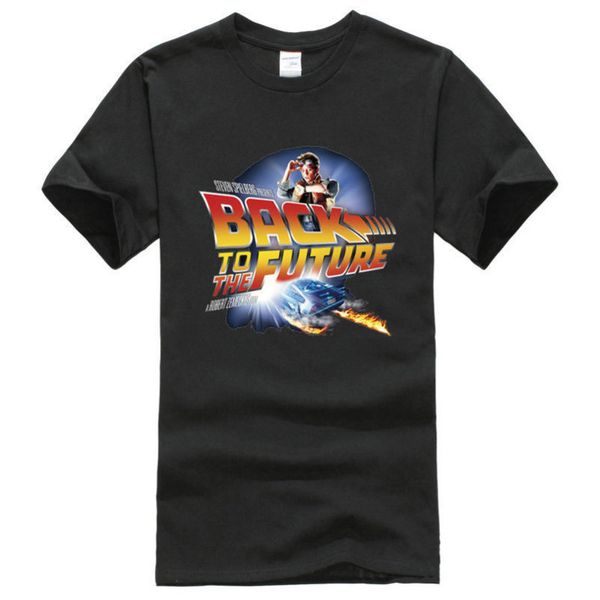 

printed t shirts hipster tee men's crew neck back to the future bf movie poster t shirt black all sizes short tall t, White;black