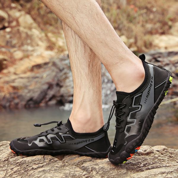 

five-finger hiking wading shoes sports outdoor non-slip upstream lovers beach shoes swimming men hiking water