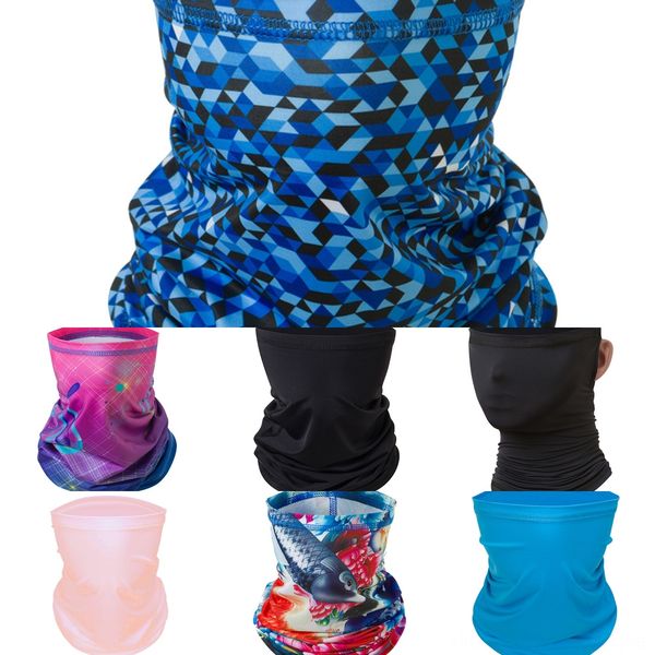 

gzpzy skull half mask mask scarf bandana bike motorcycle scarves scarf neck cycling face face cosplay ski biker headband, Black