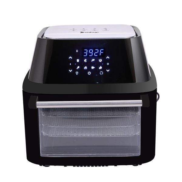 

wholesales 1800a-d2 us 120v 16.91quarts / 16l air fryer 1800w black